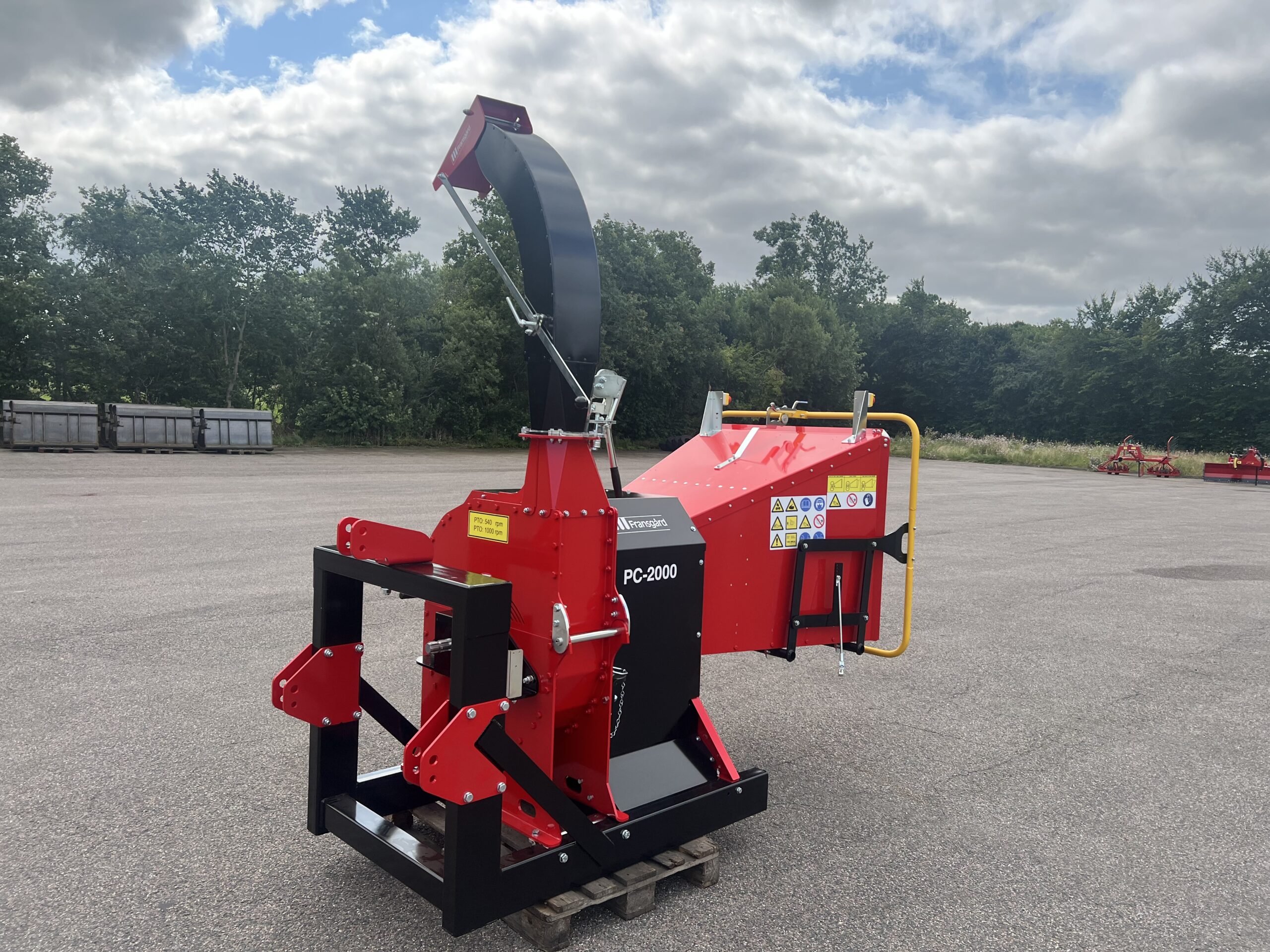 FRANSGÅRD FLISHUGGER PC2000SEH INKL PTO