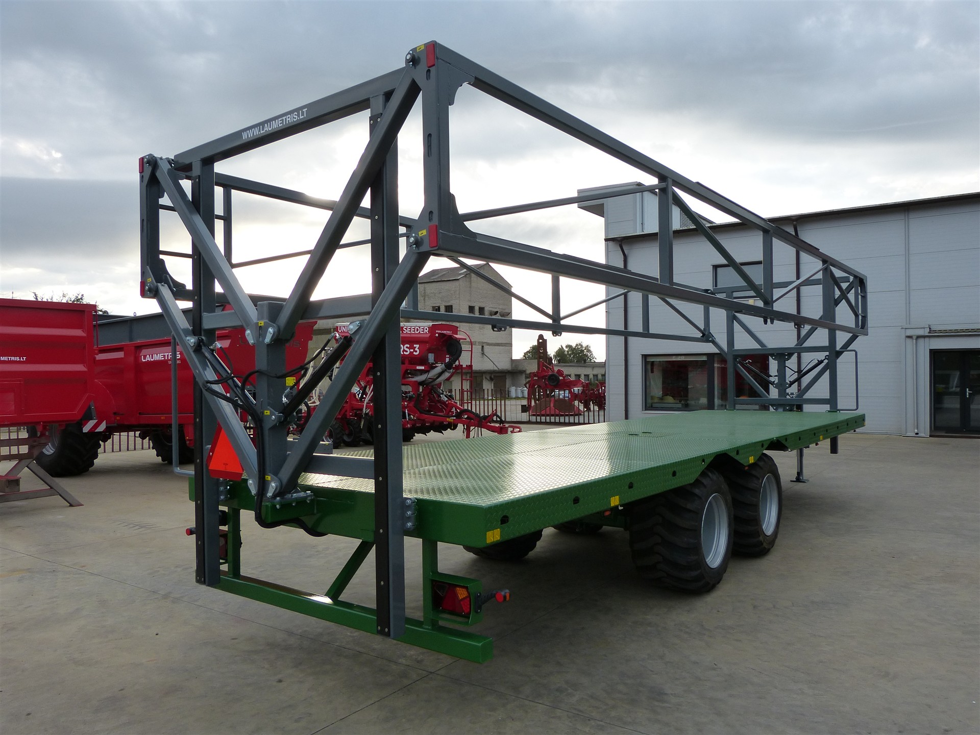 KRAFT RUNDBALLEVOGN PLT-15R HYDR.SIDEGRINDER. - Bilde 2